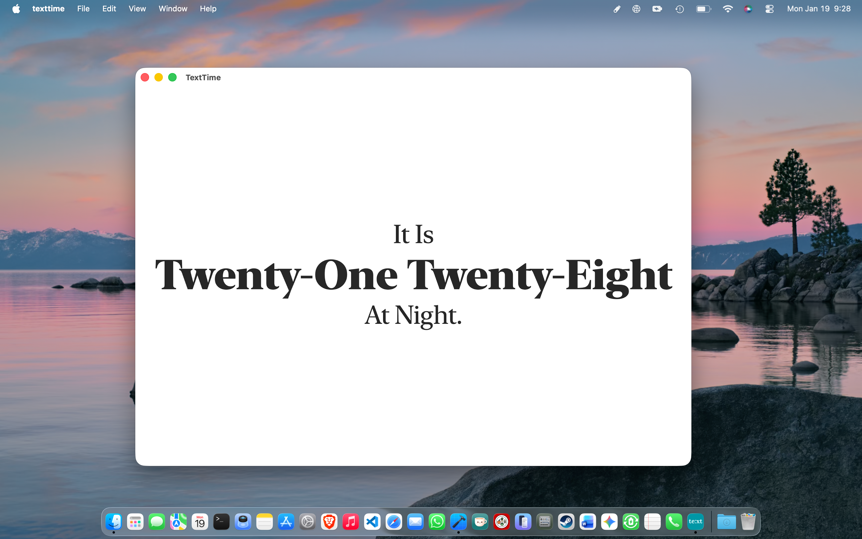 TextTime on Mac